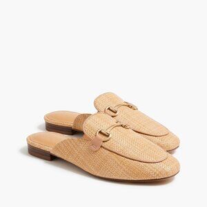 J.Crew Woven Slip On Mules in Toasted Woven, Size 8